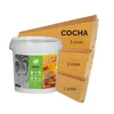 Пропитка для древесины с пчелиным воском Оберег DecoGuard сосна 1 л