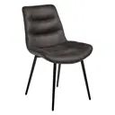 Стул Bradex Chester 61x67x52 см замша цвет серый