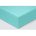 Простыня Ecotex Моноспейс 215x145 см сатин бирюзовый