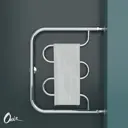 Полотенцесушитель водяной е-образный Onix Country direct right 50x60 см 3/4" нержавеющая сталь цвет хром