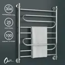 Полотенцесушитель водяной лестница Onix Flex 60x80 см 1/2" нержавеющая сталь цвет хром