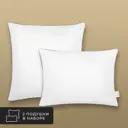 Комплект из 2 подушек Classic by T Relax 70x70 см, полиэфирное волокно, лебяжий пух