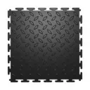 Модульная ПВХ плитка LT mini black Diamond PVC 43 класс толщина 5 мм 1 м² 25x25 см, цена за упаковку