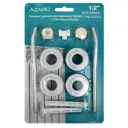 Комплект для монтажа радиатора с 2-мя кронштейнами Azario 1/2"