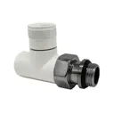 Запорный клапан прямой SR Rubinetterie Tondera 1/2" белый
