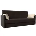 Диван Лига Диванов Лига-018 117888 192x90x83 см искусственная кожа цвет коричневый