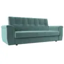 Диван Лига Диванов Эллиот 107449 236x98x97 см велюр цвет бирюзовый