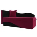 Диван Лига Диванов Гармония 28145L 134x70x72 см вельвет цвет красный