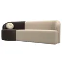 Диван Лига Диванов Лига-027 119527L 257x82x97 см искусственная кожа цвет бежевый