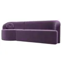 Диван Лига Диванов Лига-027 119550L 257x82x97 см вельвет цвет фиолетовый