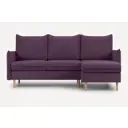 Раскладной диван Divan.ru Слипсон угловой 212x100x146 см велюр цвет фиолетовый
