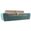 Диван Лига Диванов Лига-008 118561 272x94x107 см велюр цвет бирюзовый