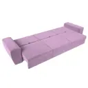 Диван Лига Диванов Лига-008 119064 372x94x107 см вельвет цвет фиолетовый