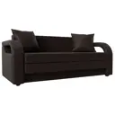 Диван Лига Диванов Лига-014 117442 164x78x90 см искусственная кожа цвет коричневый