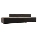 Диван Лига Диванов Монс 119462L 280x70x110 см велюр цвет коричневый