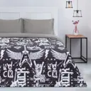Покрывало Этель евро Rock&Roll, 230x210 ±5 см, микрофибра