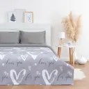 Покрывало LoveLife 6780546, 210x240 см, полиэстер, цвет серый