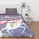 Покрывало Этель 5080099, 145x210 см, микрофибра, цвет фиолетовый