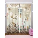 Фотоштора на шторной ленте блэкаут Homepick GiraffeManor 290x265 см цвет коричневый