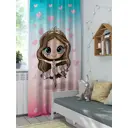 Тюль на шторной ленте Homepick Balerina 145x265 см цвет разноцветный