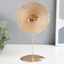 Подсвечник Simaland на 1 свечу "Этнический круг" золото 25.5x13.5x11 см