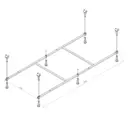 Каркас для ванны AM.PM X-Joy W94A-170-075W-R универсальный цельносварной 170x75 см