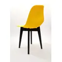 Комплект стульев 3 шт Zip-mebel Сашш 45x83x46 см ABS цвет желтый/черный