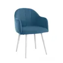 Стул Alderson Токио 50x80x52 см фанера цвет голубой/белый