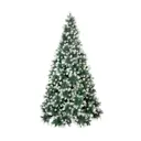 Ель новогодняя искусственная Crystal trees KP9622 Швейцарская заснеженная 225 см