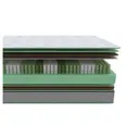 Матрас Dröm Power 80x190 см, независимый пружинный блок, односпальный, кокосовый