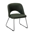 Кухонный стул R-home Lars 76.5x57.5x52.5 см рогожка цвет зеленый/линк