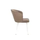 Стул Leset Эшби 49x86x63 см велюр цвет белый/латте