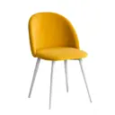 Стул Alderson Милан 50x80x52 см фанера цвет желтый/белый