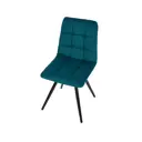 Комплект обеденных стульев 2 шт Polini Home berlin sm 44x86x39 см велюр цвет темно-зеленый