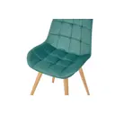 Комплект обеденных стульев 2 шт Polini Home verona sd 53x89x58 см велюр цвет мятный