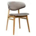 Стул/кресло R-home Стул calipso wood /heat gray 52x80x56 см ткань цвет серый