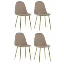 Кухонный стул Stool Group Валенсия 87x52x45 см экокожа цвет коричневый 4 шт