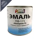 Эмаль универсальная ПФ-115 Акварель-Б НФ-00003126 красная полуглянцевая 1.8 л