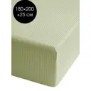 Простыня Deнастия Сатин страйп 3мм C060147, 180x200 см, сатин, на резинке