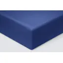 Простыня Ecotex Моноспейс темно-синяя 150x215 см, сатин, без резинки