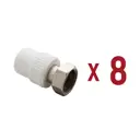 Муфта комбинированная Aqualink 3/4"x20 мм ВП-ВР полипропилен 8 шт k16767