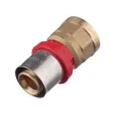 Муфта комбинированная Tiemme 1/2"x20 мм ВР-ВПр латунь 1650025