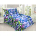 Простыня Home Mercury Василек 27557, 145x214 см, бязь, без резинки