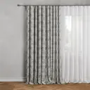 Штора на ленте Loft 200x280 см цвет серо-бежевый