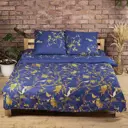 Простыня Home mercury Ирий 220x240 см бязь без резинки цвет синий