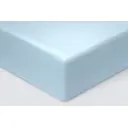 Простыня Ecotex Моноспейс 220x240 см сатин голубой