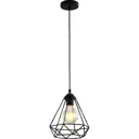 Люстра лофт подвесная IMEX 1*60Вт E27 MD.1706-1-P BK
