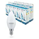 Набор ламп Grisard Electric C35 Е14 7Вт 4000К 220В GRE-002-0048 E14 176–264 В 7 Вт свеча перламутровая 630 Лм нейтральный белый свет 10 шт