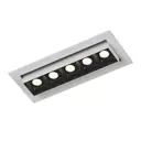 Светильник точечный встраиваемый Designled DL-UM9 002993 6 Вт IP20 220В Теплый белый цвет Черный