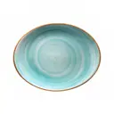 Блюдо сервировочное Bonna Aura Aqua 24x3x31 см фарфор цвет голубой